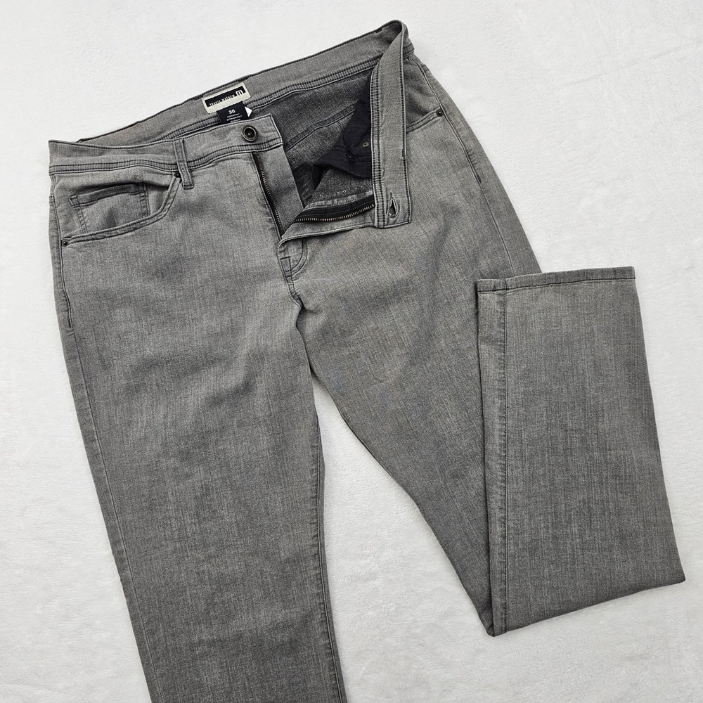 Travis Mathew 5 Pocket Pants Mens 36W‎ 33L Grey Stretch Golf Casual Athleisure